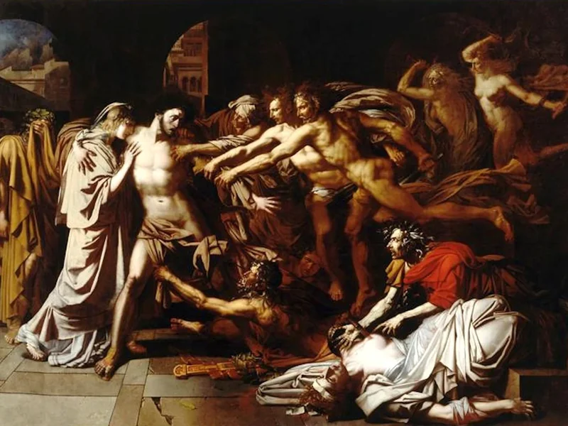 1762-Philippe-Auguste Hennequin - Il rimorso di Oreste